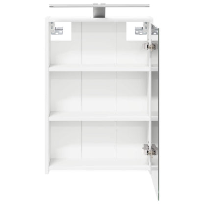 Badeværelsesspejlskab 43 X 16 X 62.5 Cm Konstrueret Træ - Billede 7