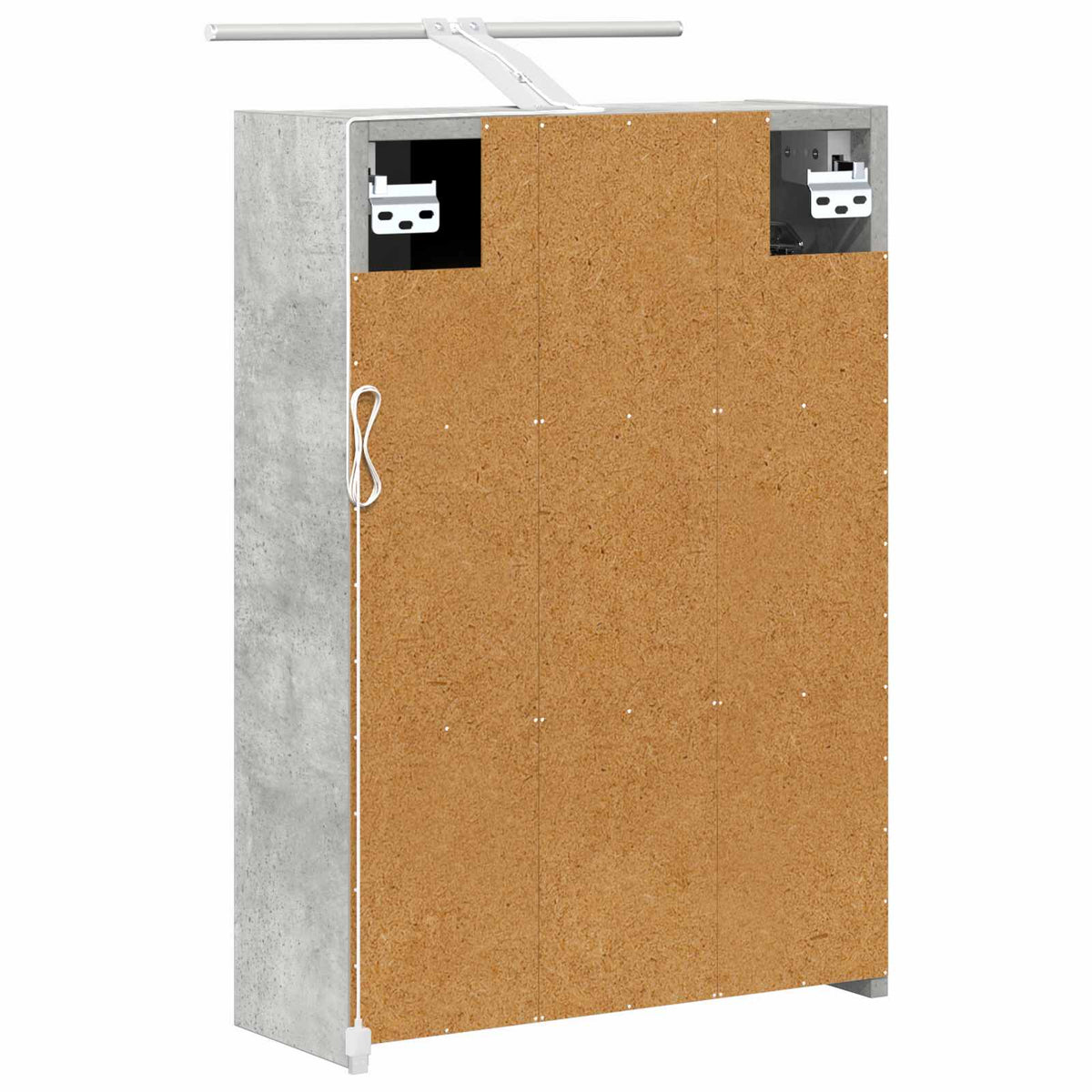 Badeværelsesspejlskab Beton - Billede 9