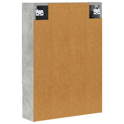 Badeværelsesspejlskab Beton Grå 50 X 14,5 X 70 Cm - Billede 8