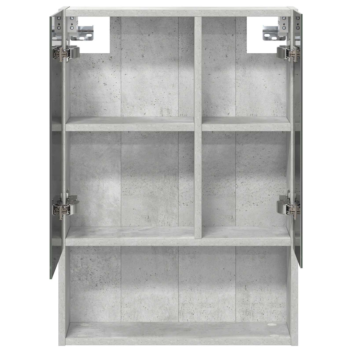 Badeværelsesspejlskab Beton Grå 50 X 14,5 X 70 Cm - Billede 6