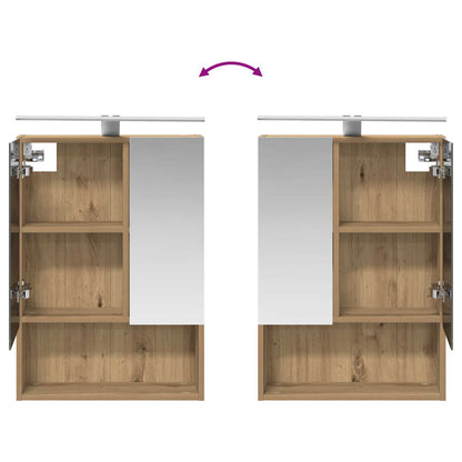 Badeværelsesspejlskab 50 X 14,5 X 70 Cm - Billede 12