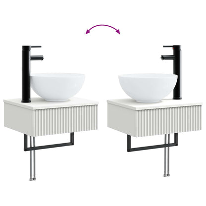 Badeværelsesskabsæt 4 Dele 40 X 10,5 X 60,5 Cm - Billede 7