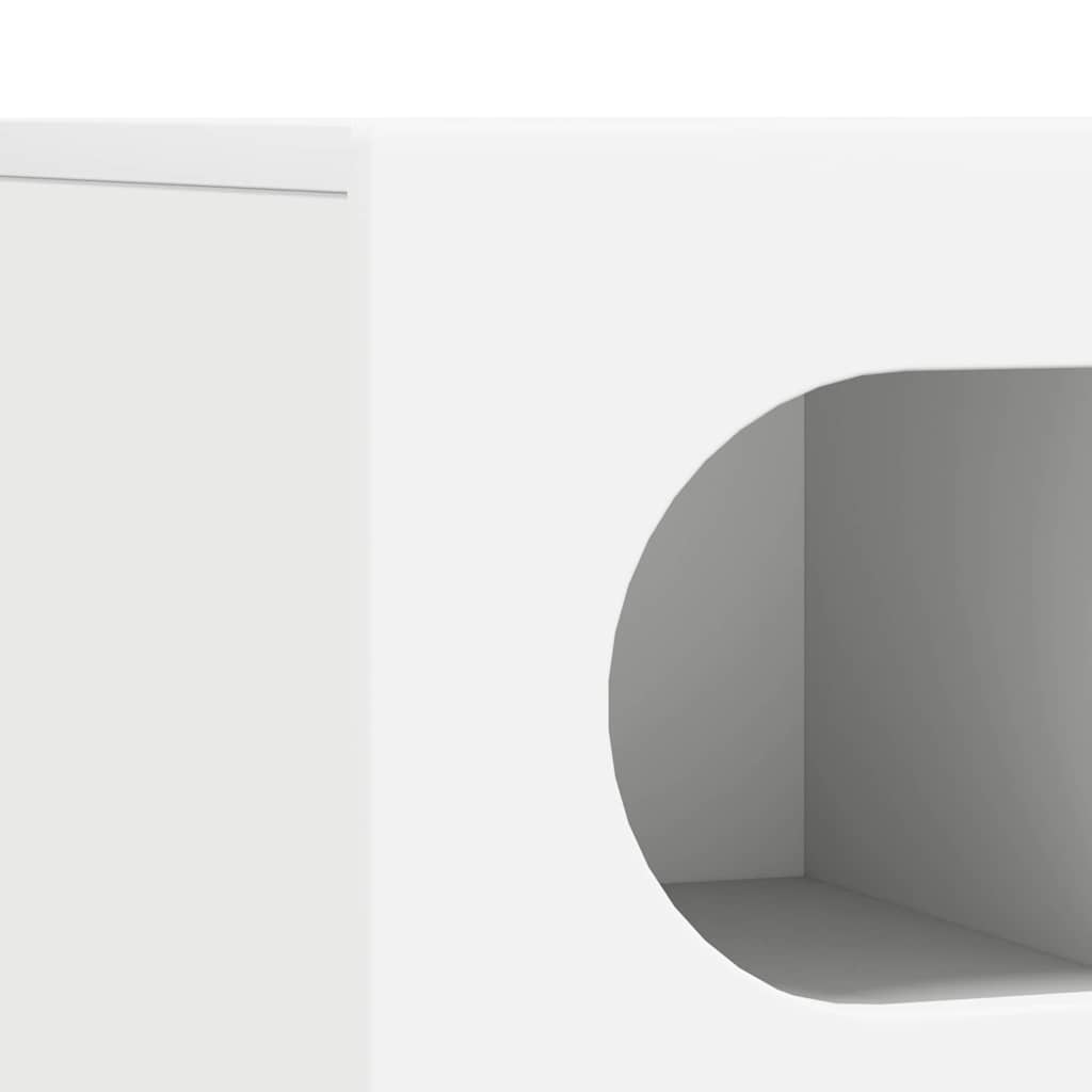 Tv-skab 100 X 35 X 40 Cm Konstrueret Træ - Billede 8