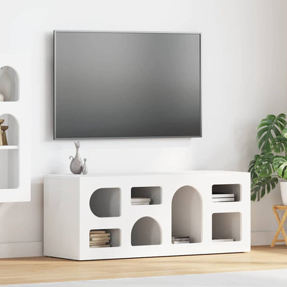 Tv-skab 100 X 35 X 40 Cm Konstrueret Træ - Hovedbillede