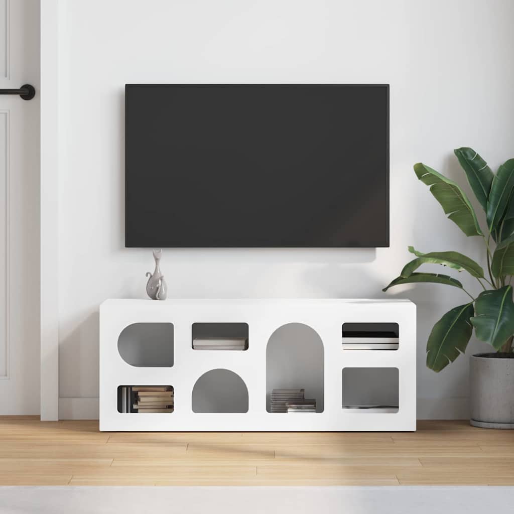Tv-skab 100 X 35 X 40 Cm Konstrueret Træ - Billede 4