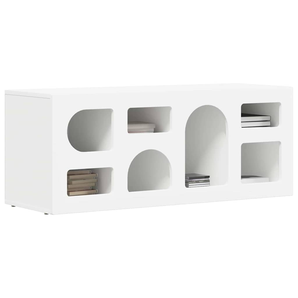 Tv-skab 100 X 35 X 40 Cm Konstrueret Træ - Billede 3
