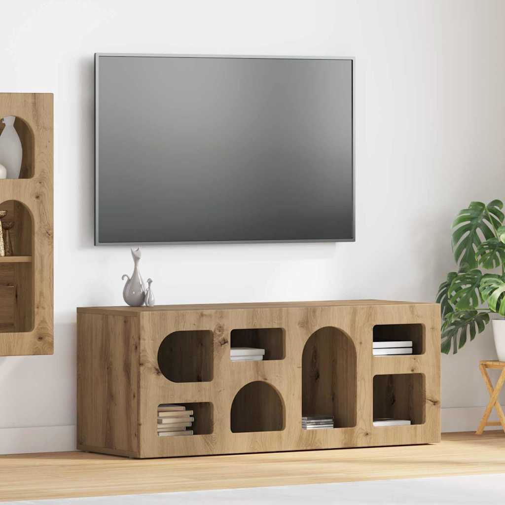 Tv-skab 100 X 35 X 40 Cm Konstrueret Træ