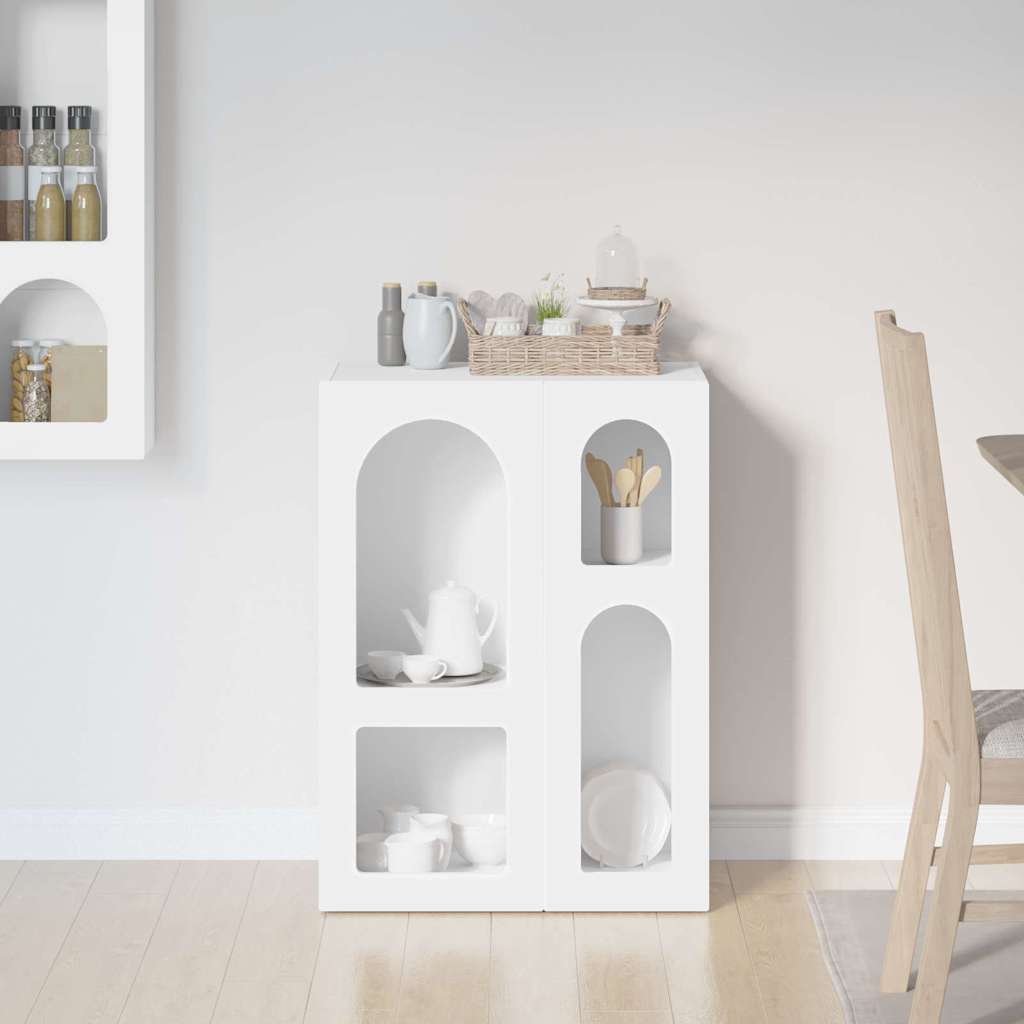 Sideboard 59 X 35 X 80.5 Cm Konstrueret Træ - Billede 4