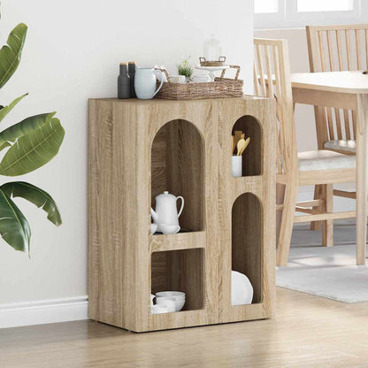 Sideboard 59 X 35 X 80.5 Cm Konstrueret Træ