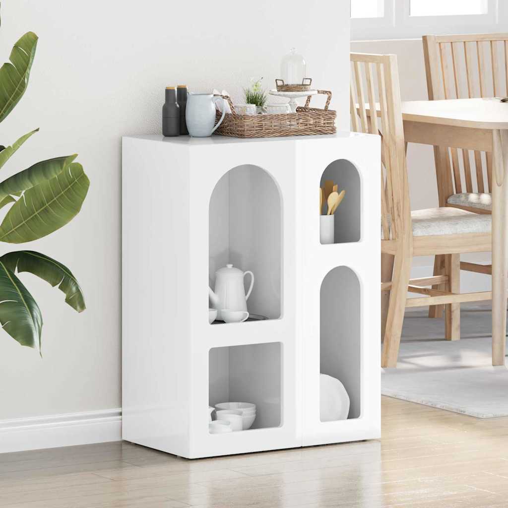 Sideboard 59 X 35 X 80.5 Cm Konstrueret Træ