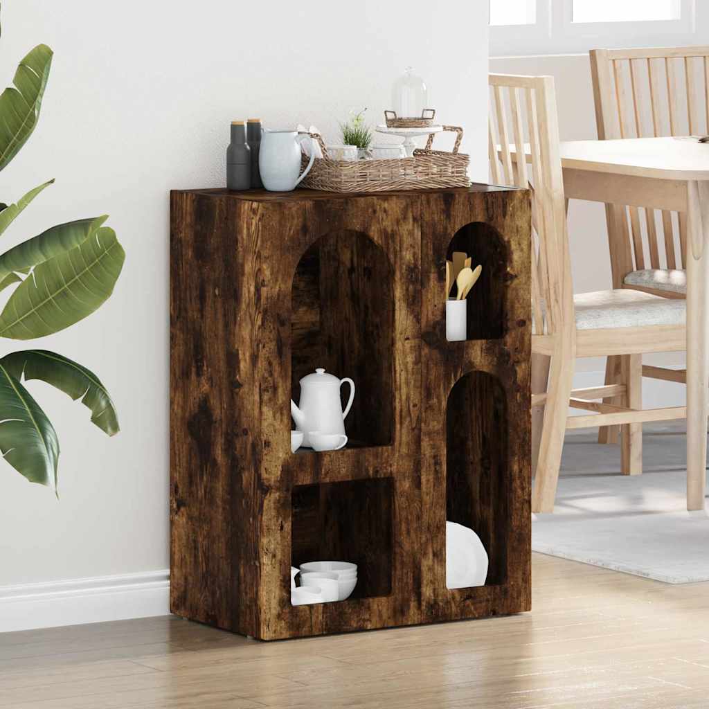 Sideboard 59 X 35 X 80.5 Cm Konstrueret Træ
