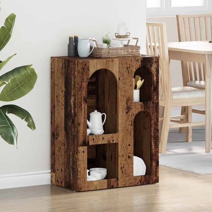 Sideboard 59 X 35 X 80.5 Cm Konstrueret Træ