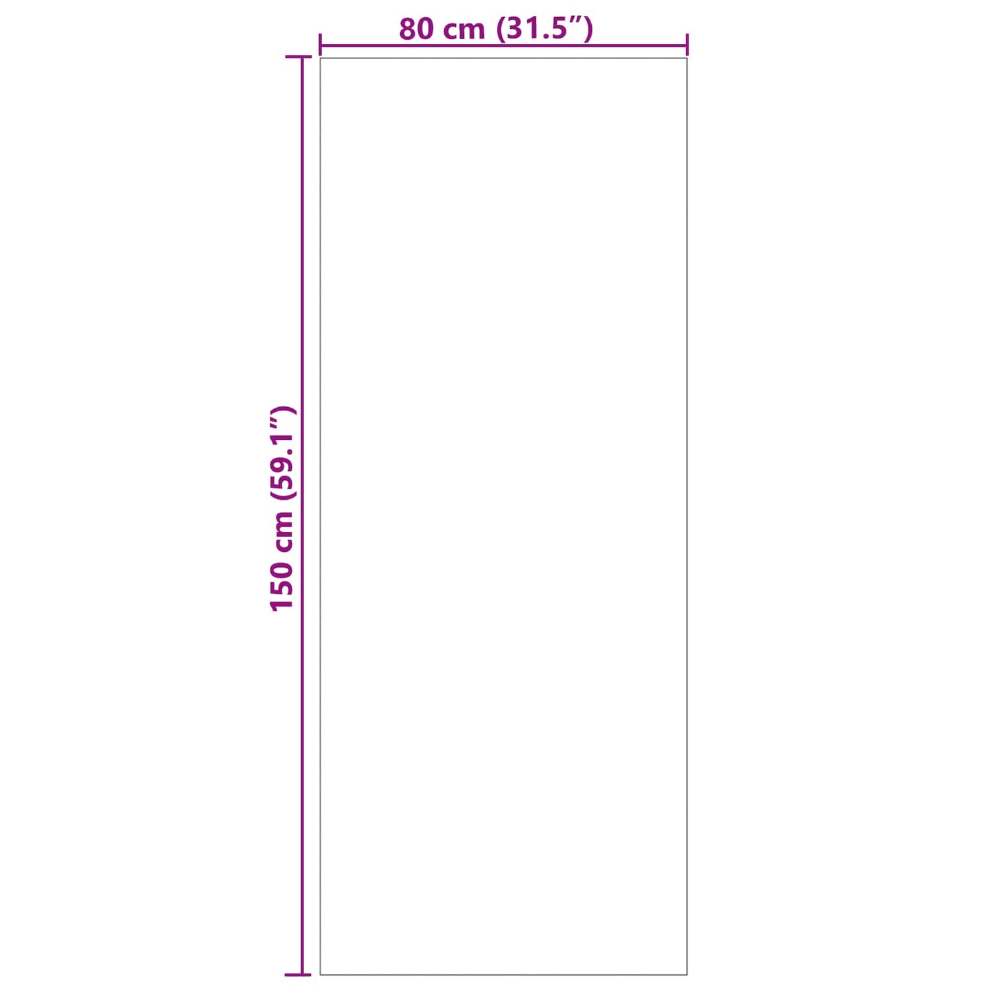 Områdetæpper Rektangulær Agira Naturfarvet 150 X 80 Cm - Billede 8
