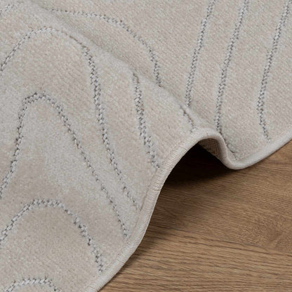 Områdetæpper Rektangulær Palmeras Creme 280 X 200 Cm Polyester - Billede 5