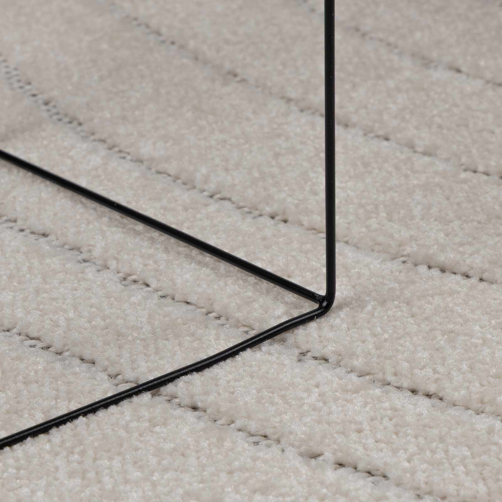 Områdetæpper Rektangulær Palmeras Creme 280 X 200 Cm Polyester - Billede 6