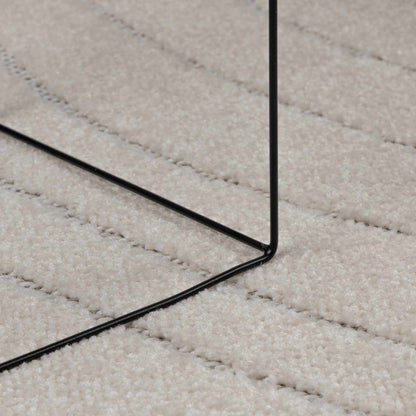 Områdetæpper Rektangulær Palmeras Creme 280 X 200 Cm Polyester - Billede 6