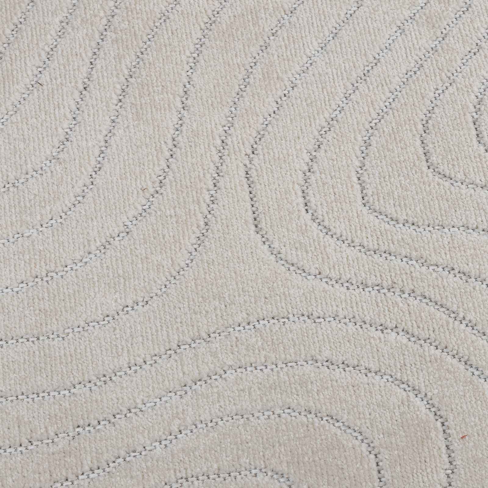 Områdetæpper Rektangulær Palmeras Creme 280 X 200 Cm Polyester - Billede 7