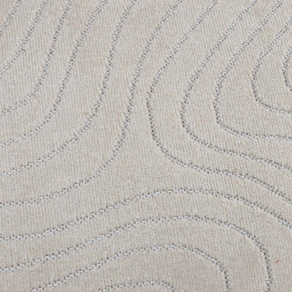 Områdetæpper Rektangulær Palmeras Creme 280 X 200 Cm Polyester - Billede 7