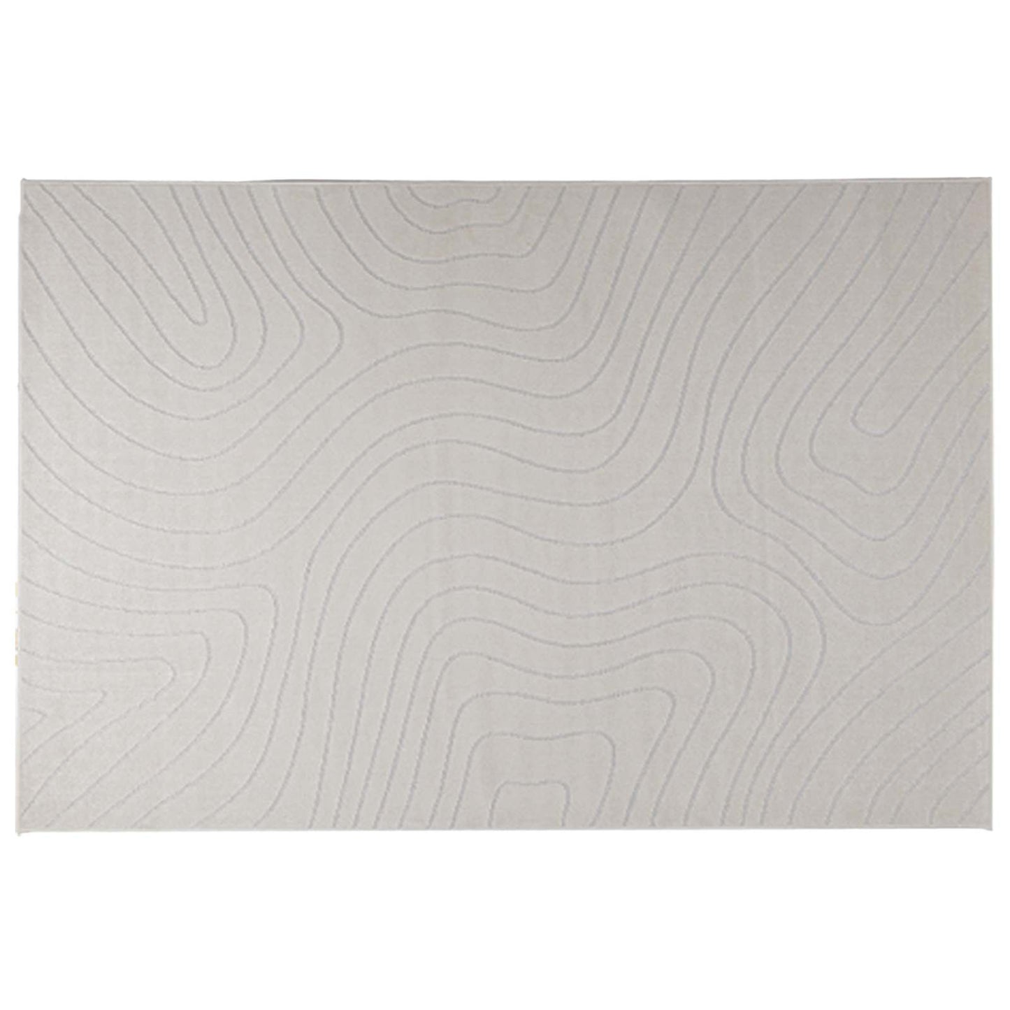 Områdetæpper Rektangulær Palmeras Creme 280 X 200 Cm Polyester - Billede 2