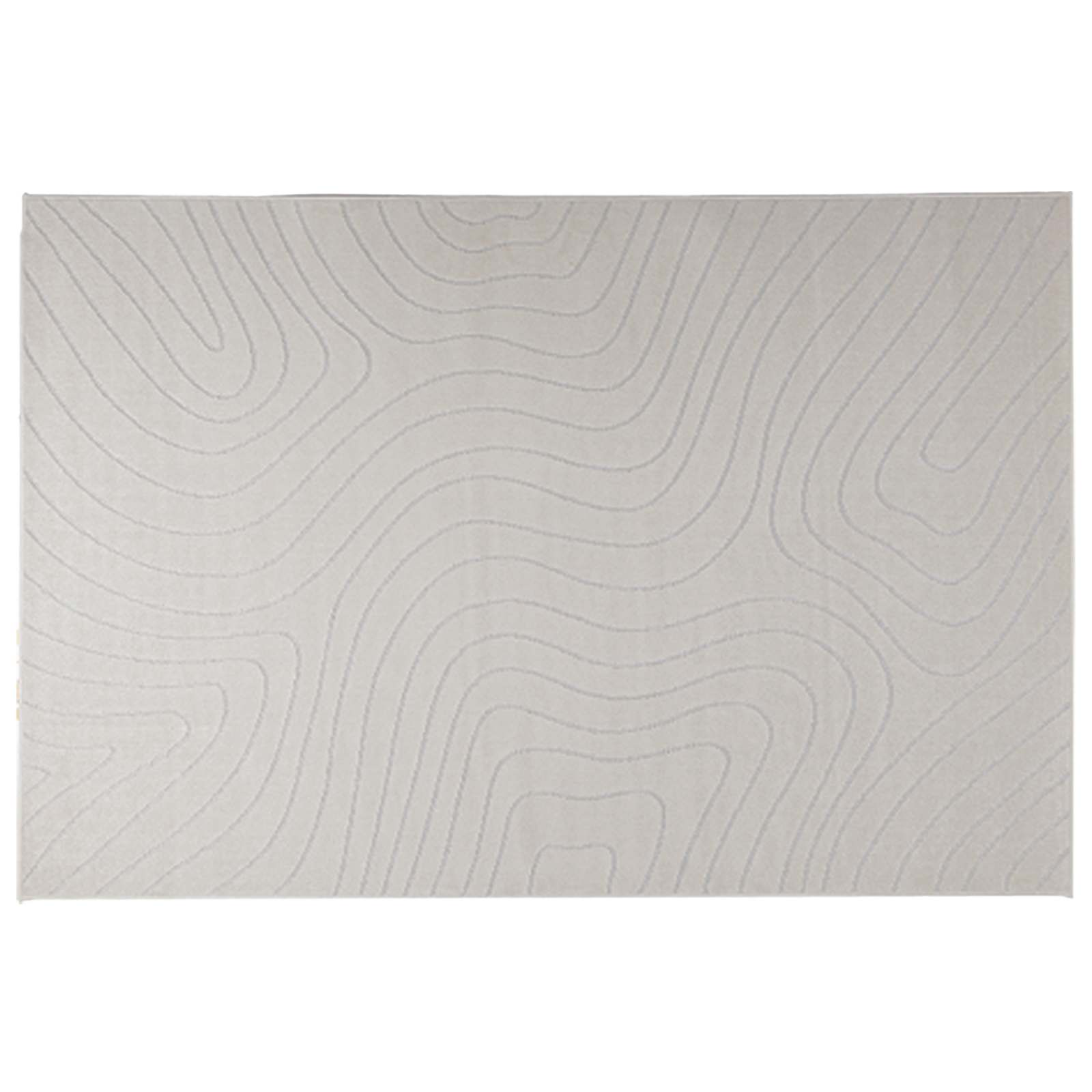 Områdetæpper Rektangulær Palmeras Creme 280 X 200 Cm Polyester - Billede 2