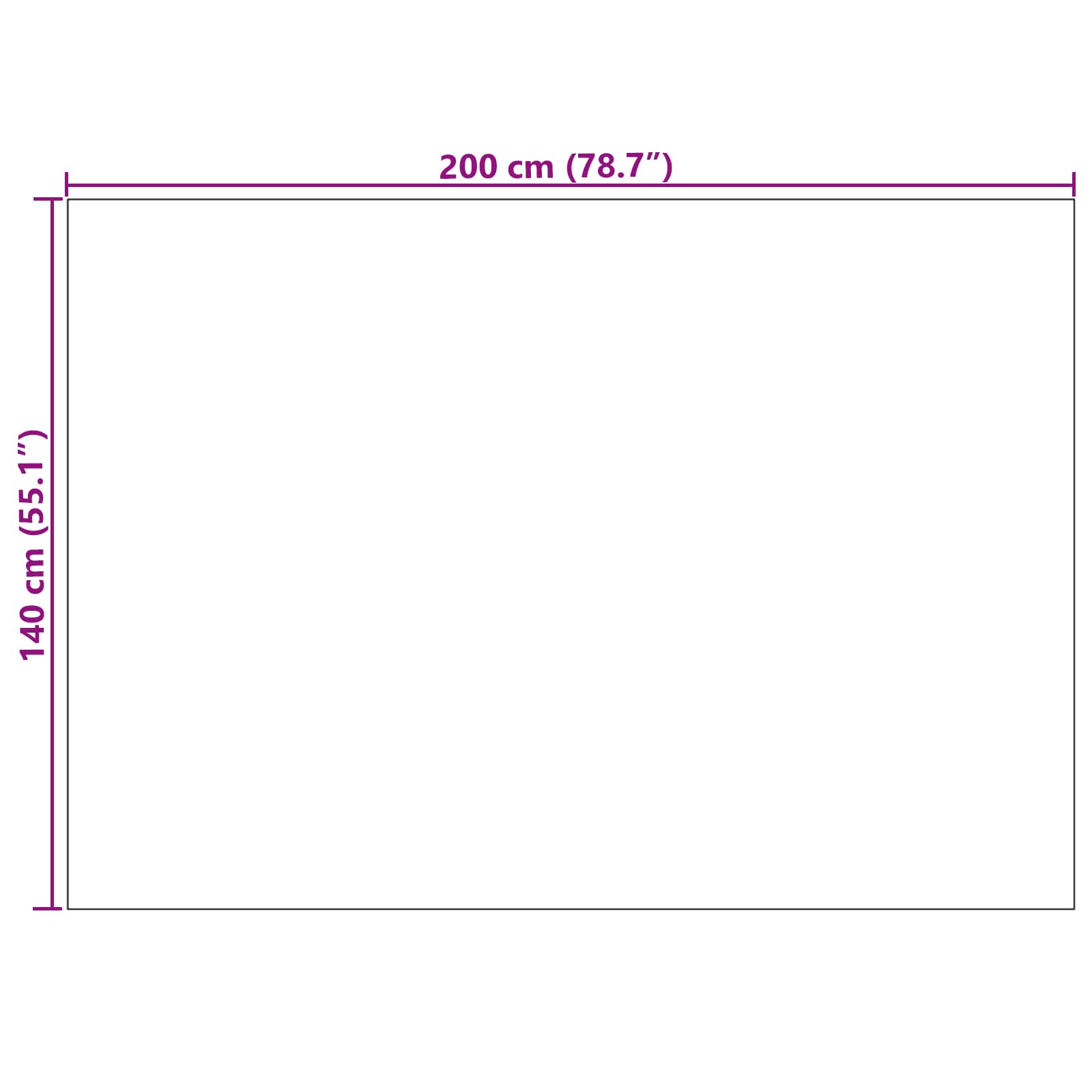 Områdetæpper Rektangulær Sirolo Antracit 200 X 140 Cm Polyester - Billede 8