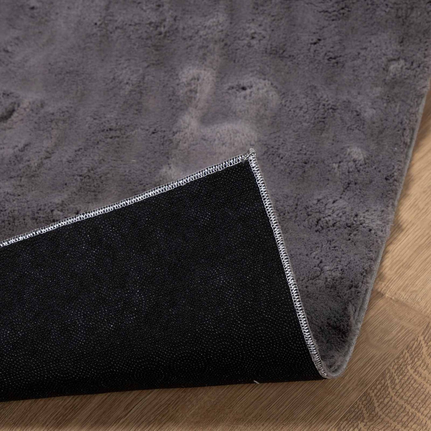 Områdetæpper Firkantet Sirolo Antracit 240 X 240 Cm Polyester - Billede 4