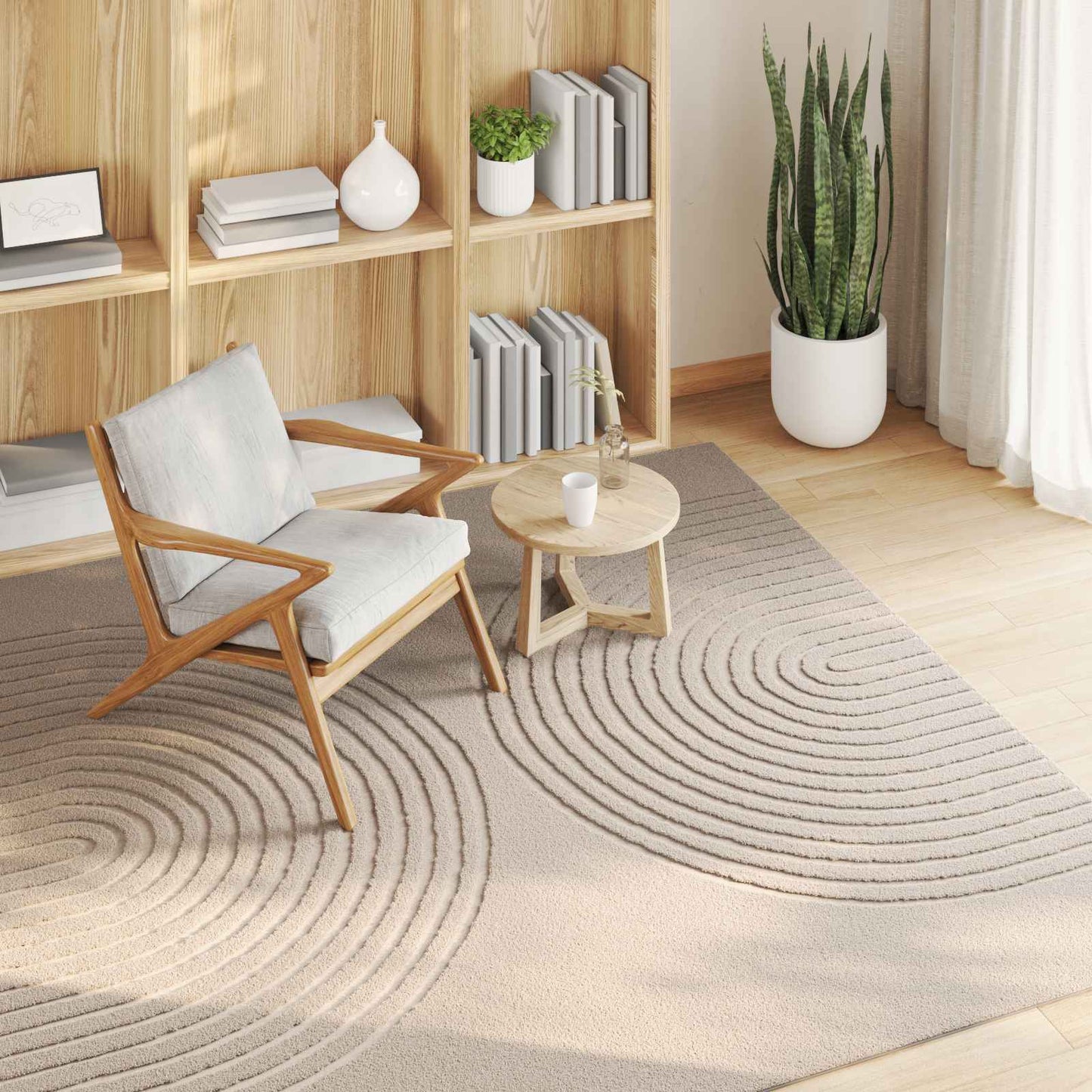 Indendørs Tæppe Galati Beige Polyester - Billede 3