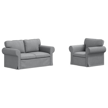Sofa Sæt 2 Dele 155 X 82 X 80 Cm Stof - Billede 2