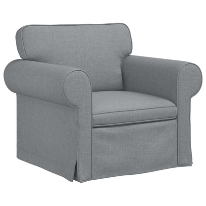 Sofa Sæt 2 Dele 155 X 82 X 80 Cm Stof - Billede 4