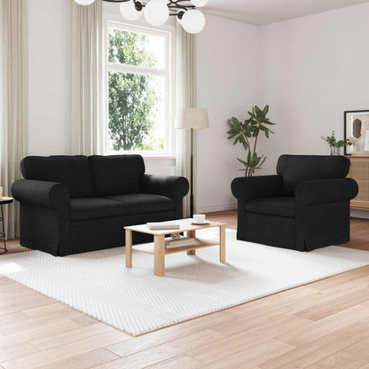 Sofa Sæt 2 Dele 155 X 82 X 80 Cm Stof
