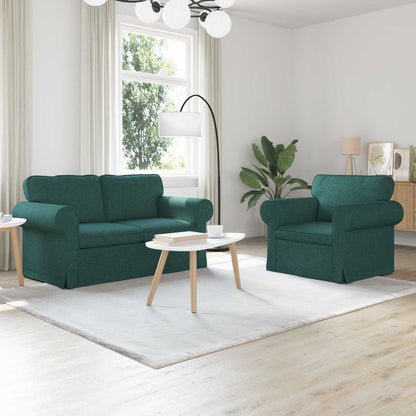Sofa Sæt 2 Dele 155 X 82 X 80 Cm Stof