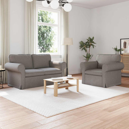 Sofa Sæt 2 Dele 155 X 82 X 80 Cm Stof