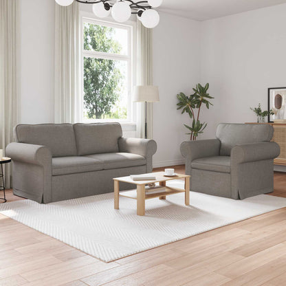 Sofa Sæt 2 Dele 155 X 82 X 80 Cm Stof