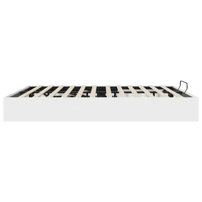 Ottoman Sengestel 203 X 160 X 25 Cm Konstrueret Træ - Billede 6