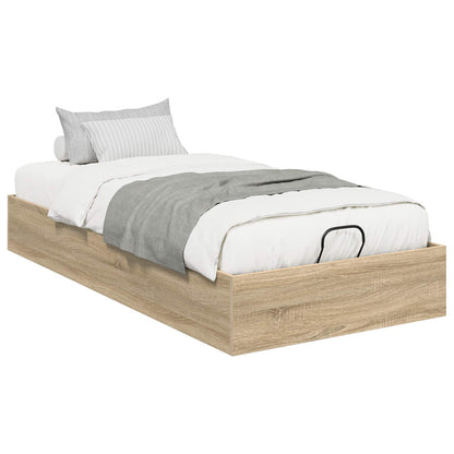 Ottoman Sengestel Sonoma Eg 203 X 80,5 X 25 Cm Konstrueret Træ - Billede 2