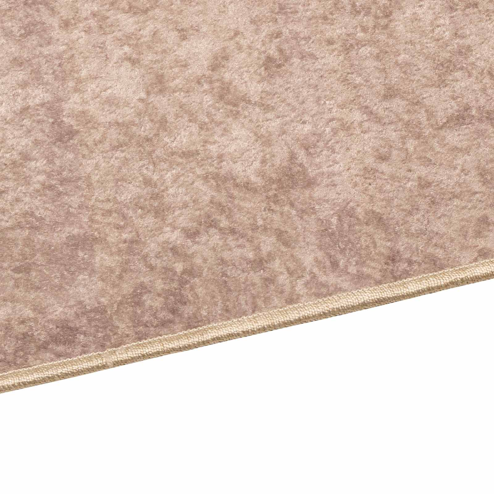Tæppe Runner Marsa Sandfarvet 100 X 200 Cm Polyester Og Pvc - Billede 3