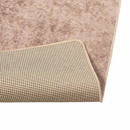Tæppe Runner Marsa Sandfarvet 100 X 200 Cm Polyester Og Pvc - Billede 4