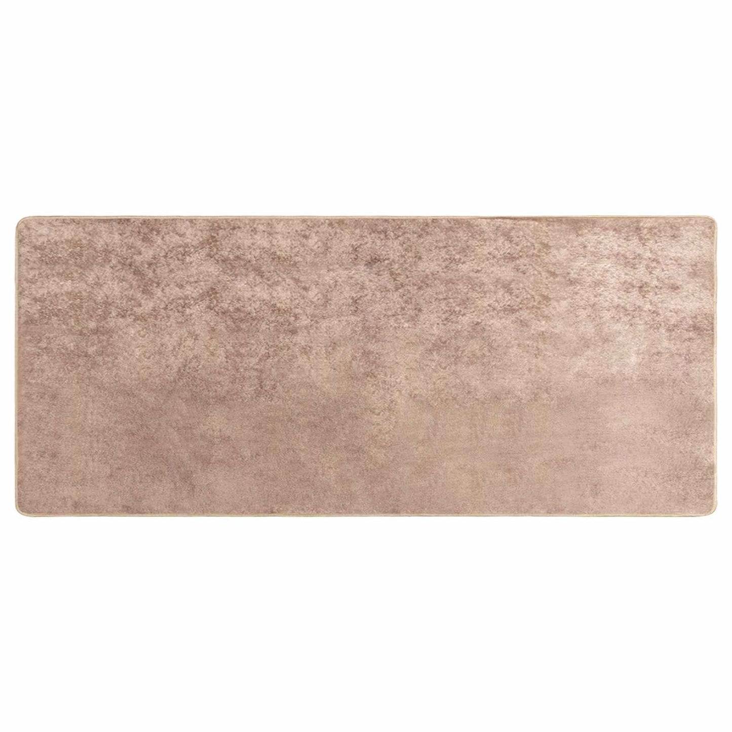 Tæppe Runner Marsa Sandfarvet 100 X 200 Cm Polyester Og Pvc - Billede 2