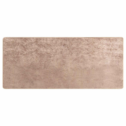 Tæppe Runner Marsa Sandfarvet 100 X 200 Cm Polyester Og Pvc - Billede 2