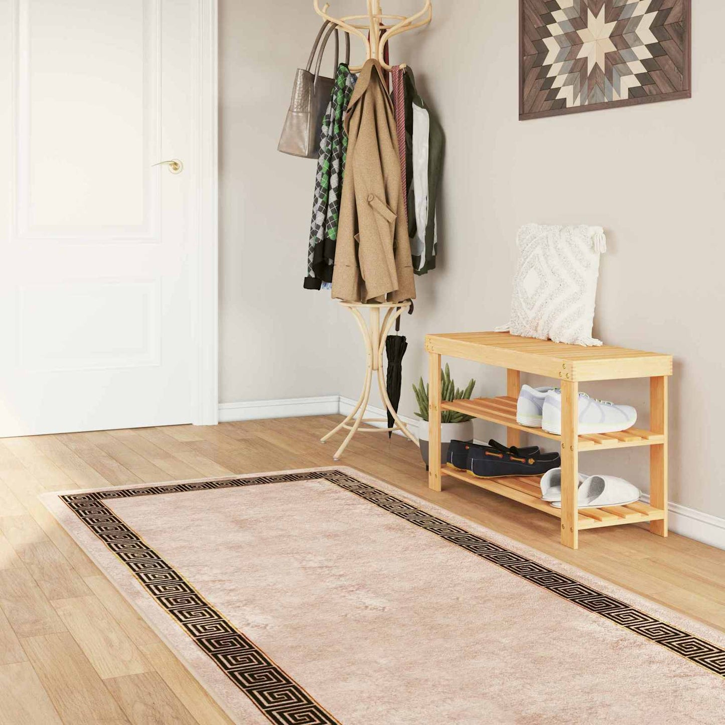 Tæppe Runner Marsa 100 X 300 Cm Polyester Og Pvc - Hovedbillede