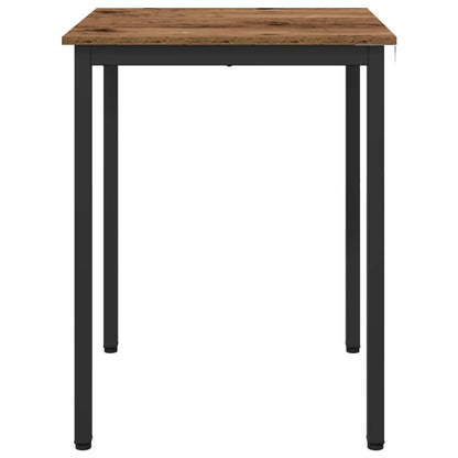Spiseborde 60 X 60 X 75 Cm Konstrueret Træ Egetræ Firkantet - Billede 5