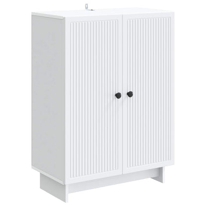 Sideboard 66 X 34,5 X 90 Cm Konstrueret Træ - Hovedbillede