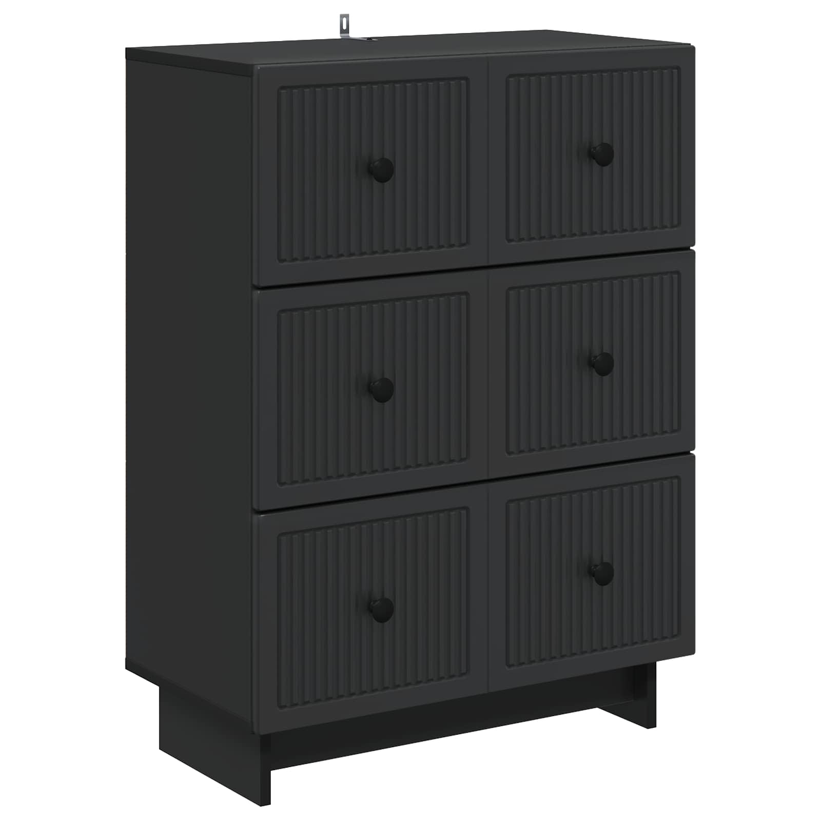 Skuffeskab 66 X 34,5 X 90 Cm Konstrueret Træ - Hovedbillede
