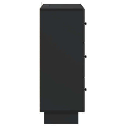 Skuffeskab 66 X 34,5 X 90 Cm Konstrueret Træ - Billede 5