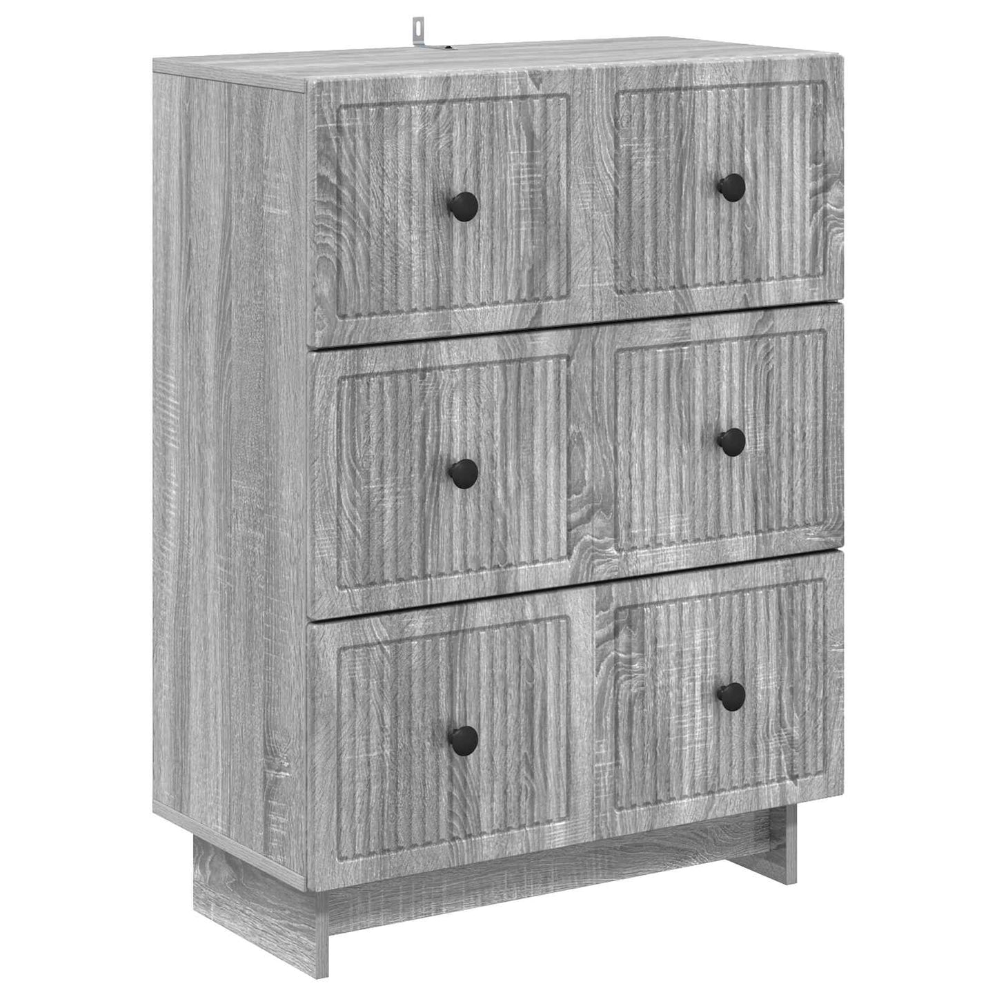 Skuffeskab 66 X 34,5 X 90 Cm Konstrueret Træ