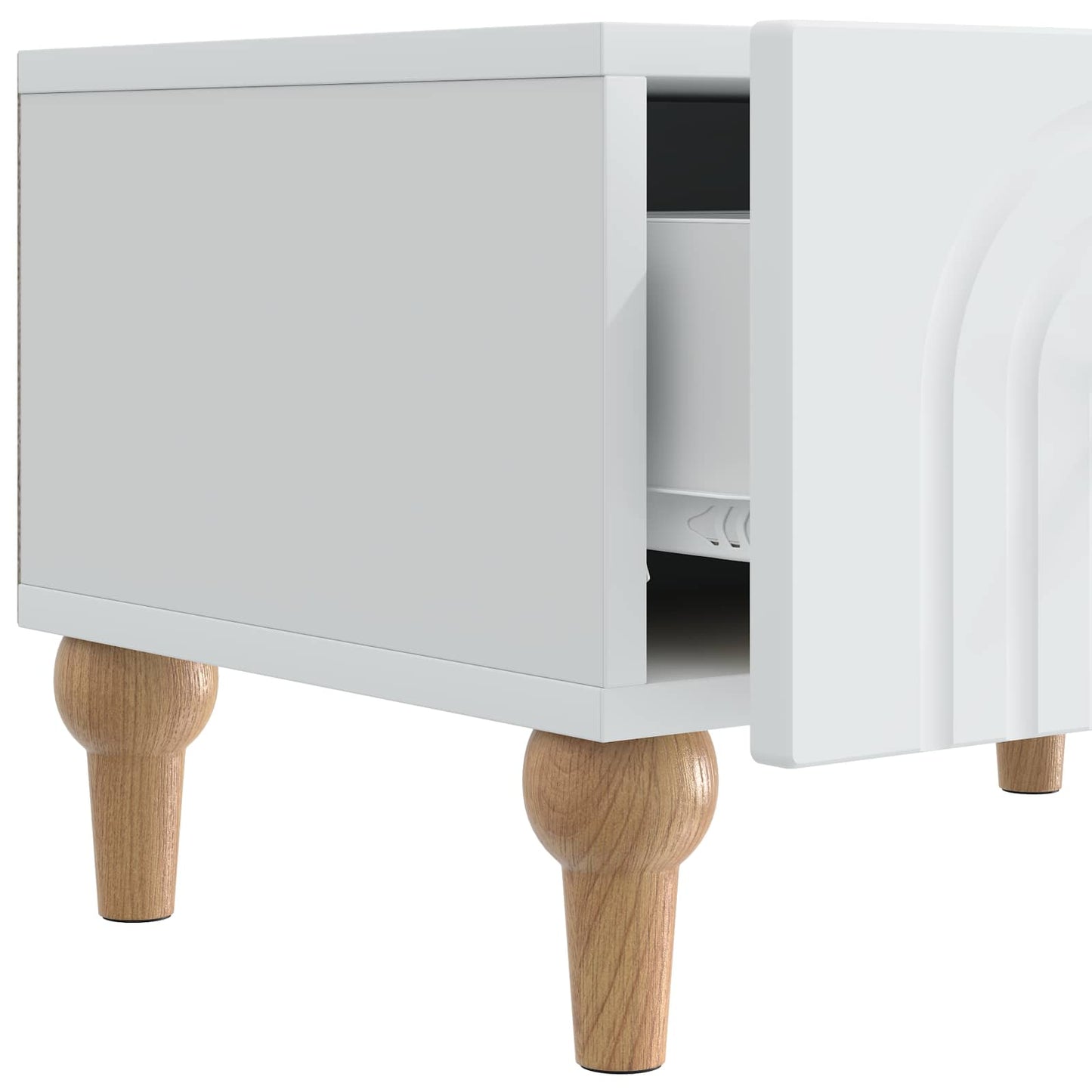 Tv-skab Med Skuffe 147 X 34,5 X 30 Cm Konstrueret Træ - Billede 8