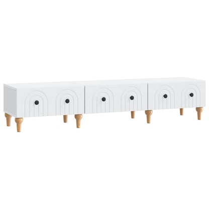 Tv-skab Med Skuffe 147 X 34,5 X 30 Cm Konstrueret Træ - Billede 2