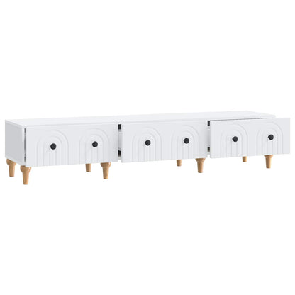 Tv-skab Med Skuffe 147 X 34,5 X 30 Cm Konstrueret Træ - Billede 4