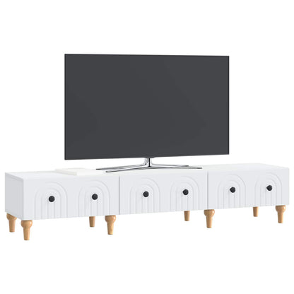 Tv-skab Med Skuffe 147 X 34,5 X 30 Cm Konstrueret Træ - Billede 3