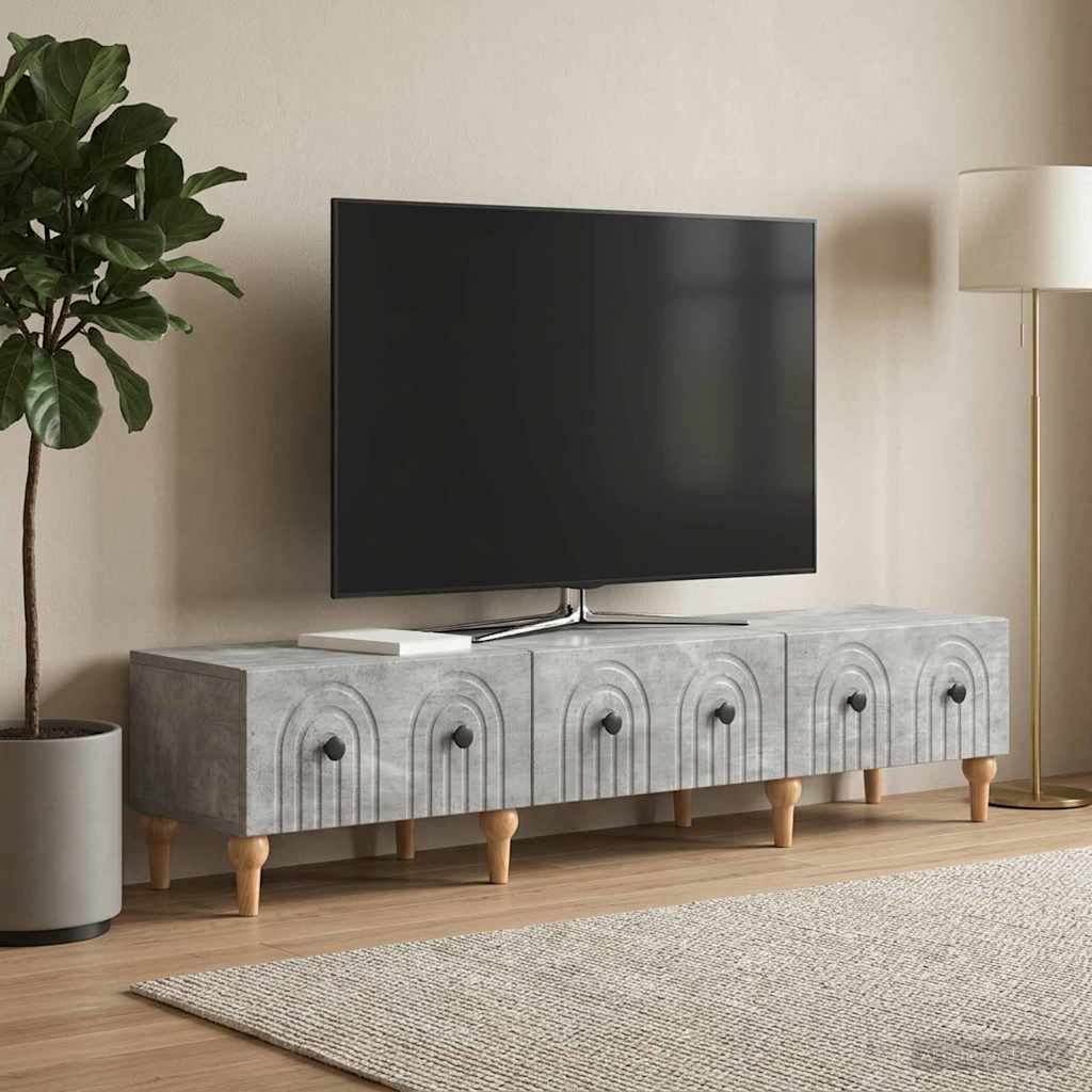 Tv-skab Med Skuffe 147 X 34,5 X 30 Cm Konstrueret Træ - Variant 894248